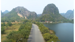 FLYCAM 4K || ĐƯỜNG VỀ BÁI ĐÍNH, TRÀNG AN || Những hàng bồ đề xanh mát ở Ninh Bình